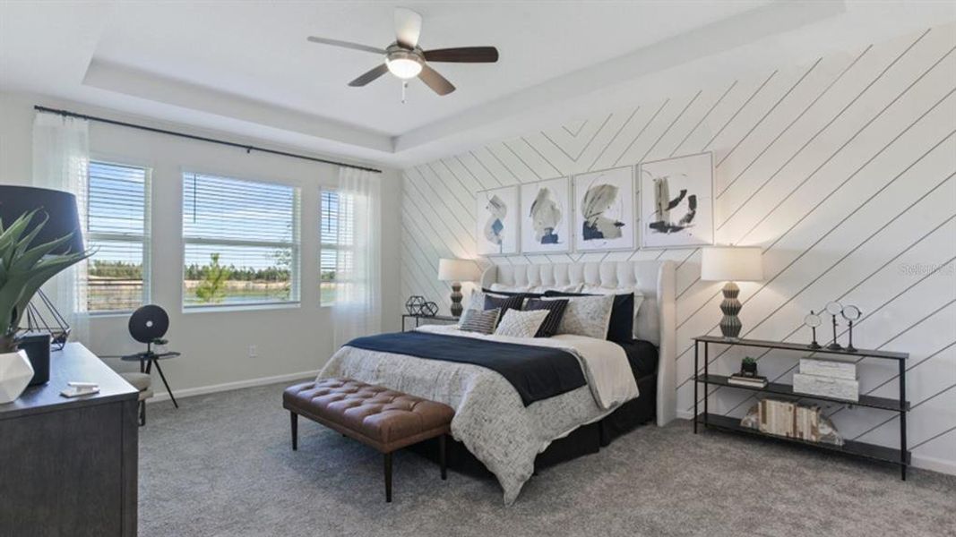 Furnished interior view inside a new home in , Clermont (Image 11). Furnished interior view inside a new home in , Clermont (Image 11).