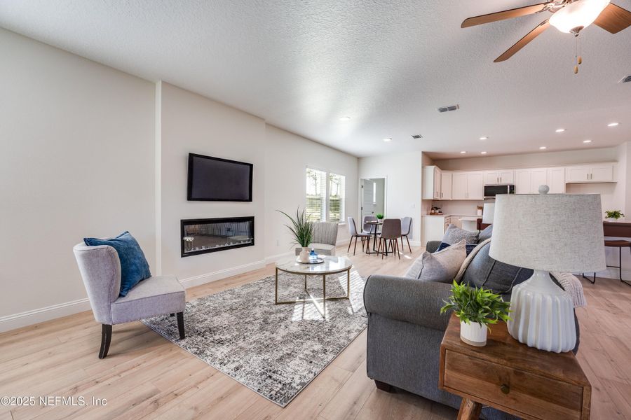 Furnished interior view inside a new home in , Jacksonville (Image 16).