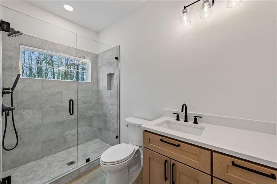 Furnished interior view inside a new home in , Morganton (Image 10).