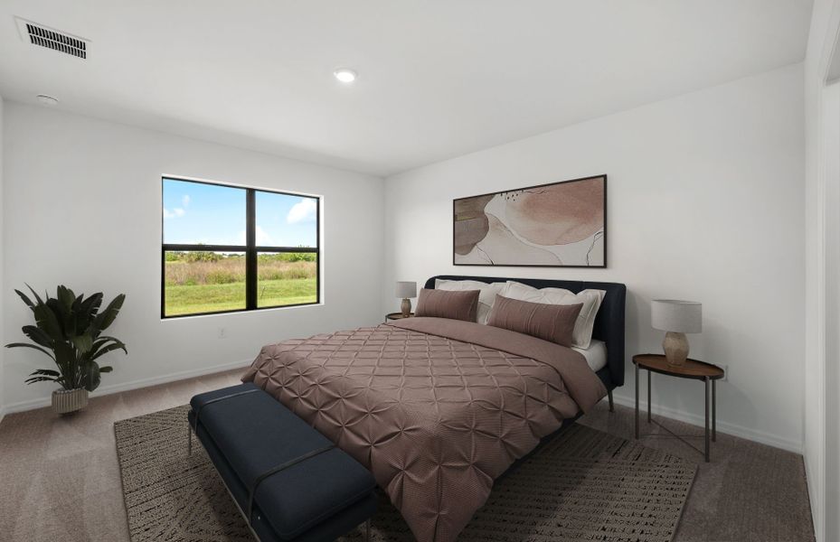 Furnished interior view inside a new home in Whispering Lakes, Lehigh Acres (Image 19).