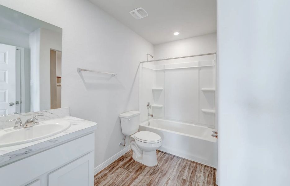 Front exterior of a new home in Forest Ridge, Edgefield, SC, highlighting curb appeal (Image 5).