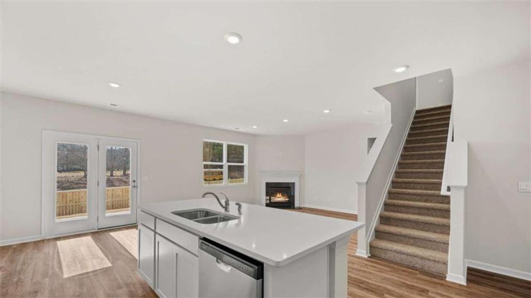 Furnished interior view inside a new home in Poplar Preserve, Newnan (Image 7).