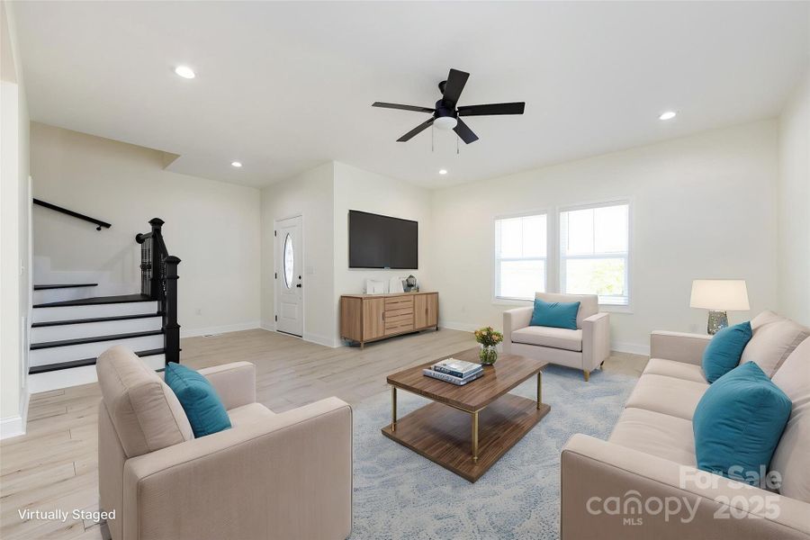 Furnished interior view inside a new home in , Lancaster (Image 9). Furnished interior view inside a new home in , Lancaster (Image 9).