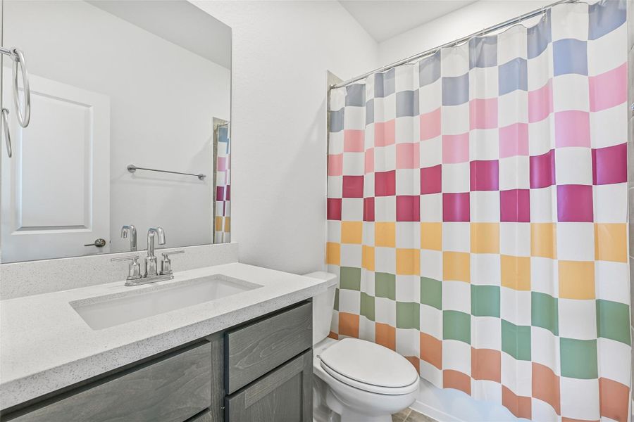 Furnished interior view inside a new home in Avalon at Friendswood, Friendswood (Image 33).