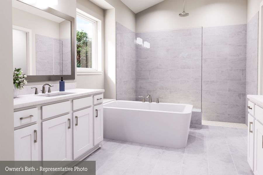 The Laredo - Owner's Bath