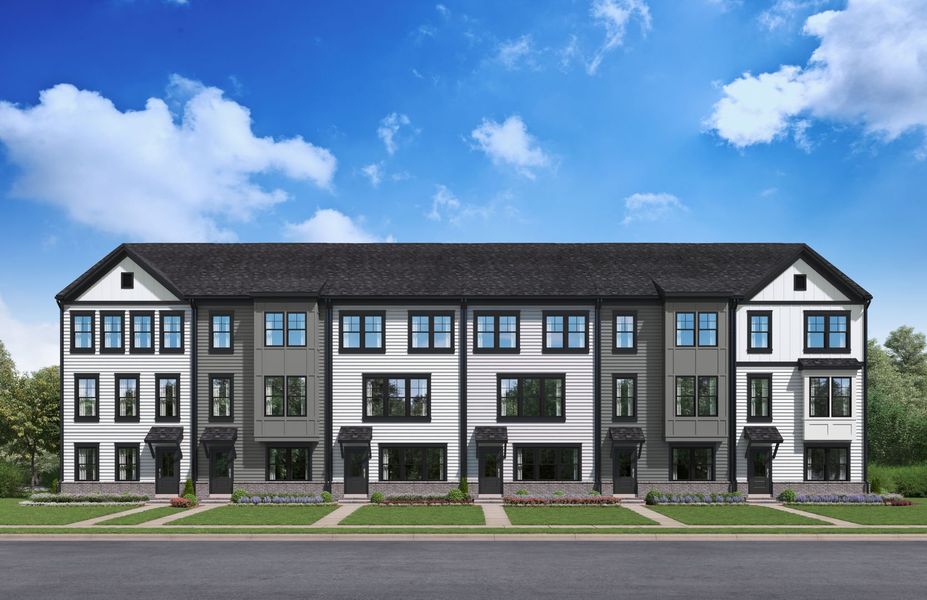 Elevation AF, AG, AH, AH, AG, AJ