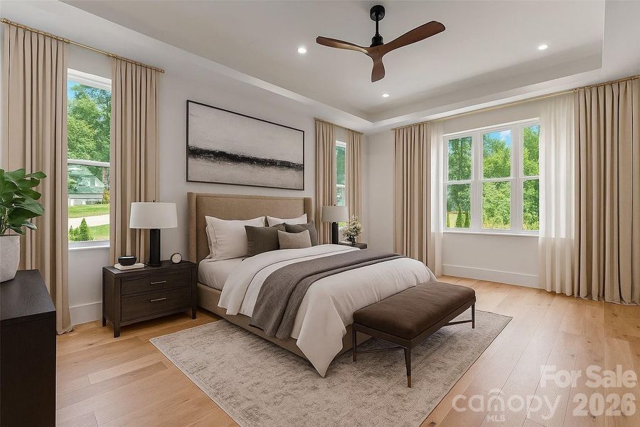 Virtually staged Primary BR