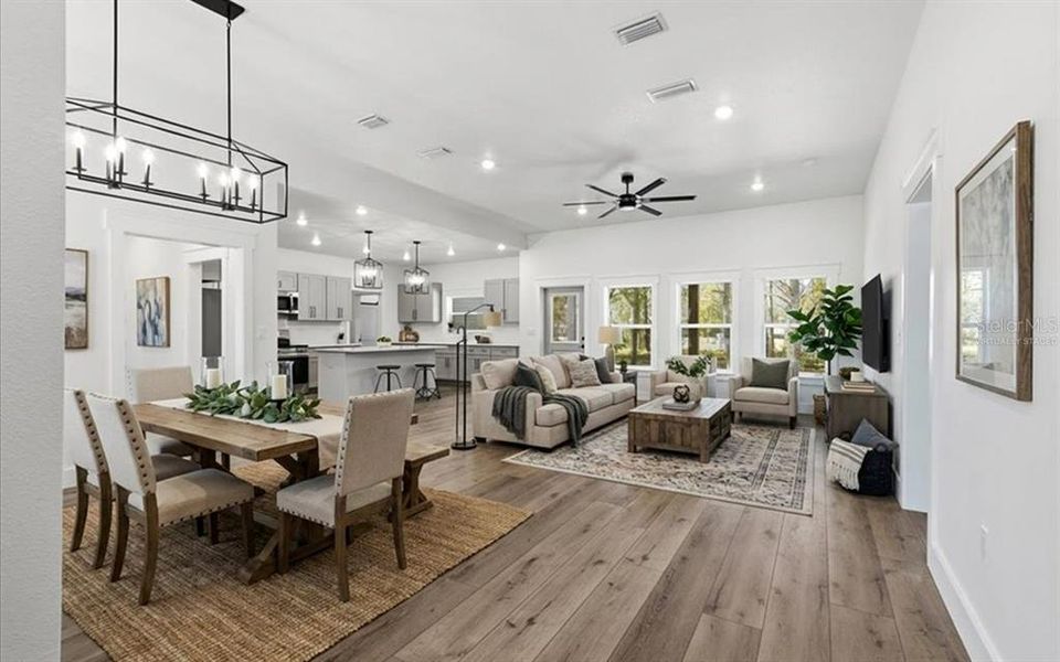 Furnished interior view inside a new home in , Lake City (Image 12).