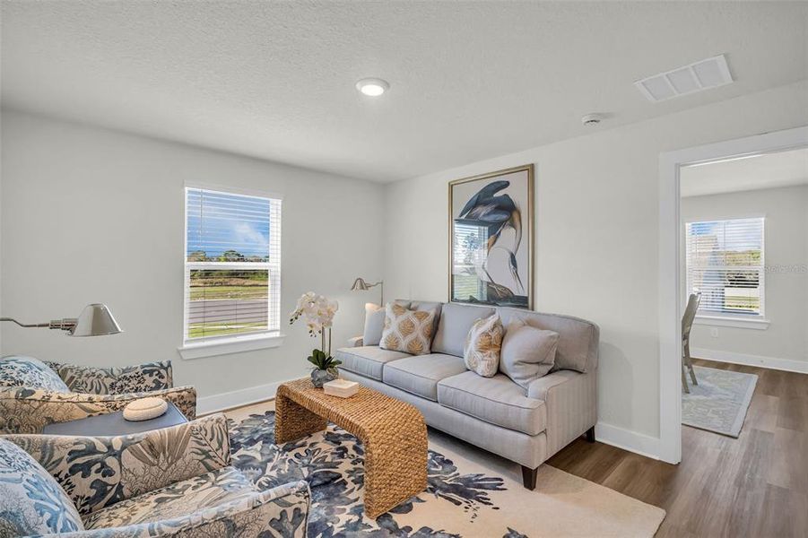 Furnished interior view inside a new home in , Hudson (Image 43).