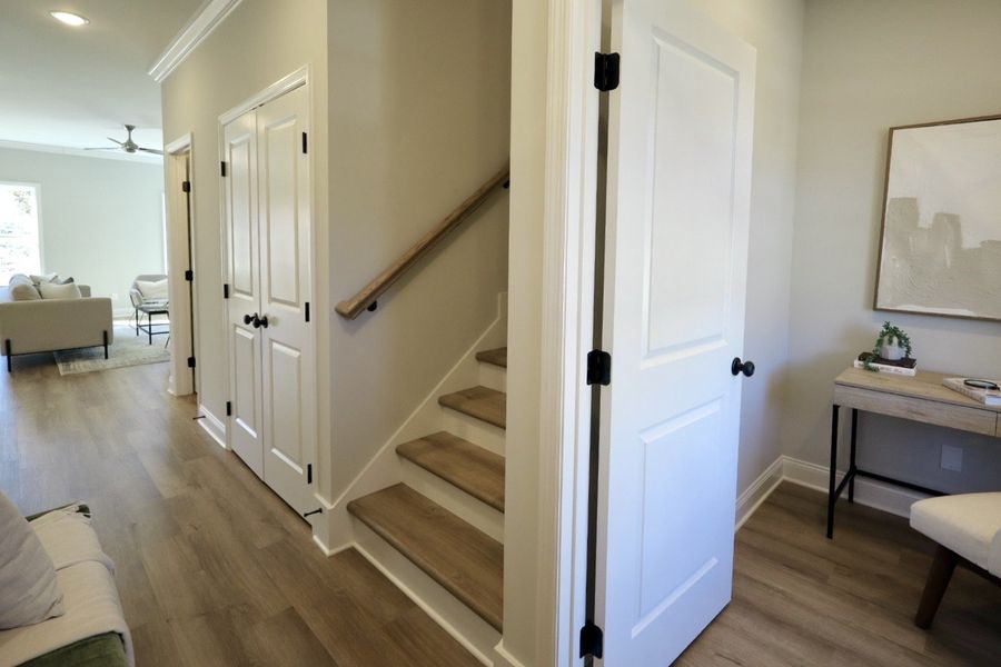 Furnished interior in a model home at The Abaco in Cleveland (Image 4).