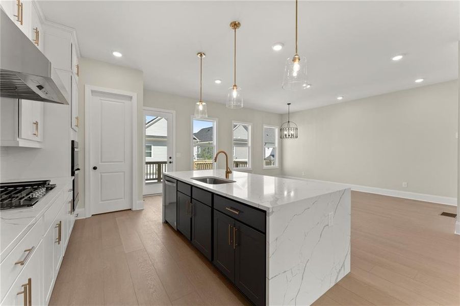 Furnished interior view inside a new home in West Highlands, Atlanta (Image 18). Furnished interior view inside a new home in West Highlands, Atlanta (Image 18).