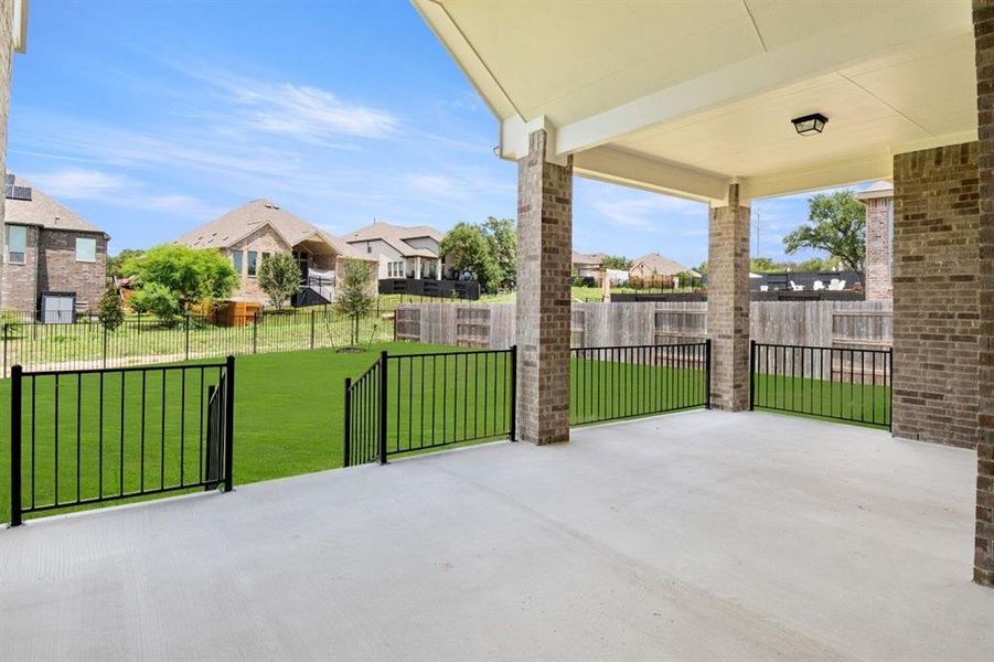 Covered Rear Patio