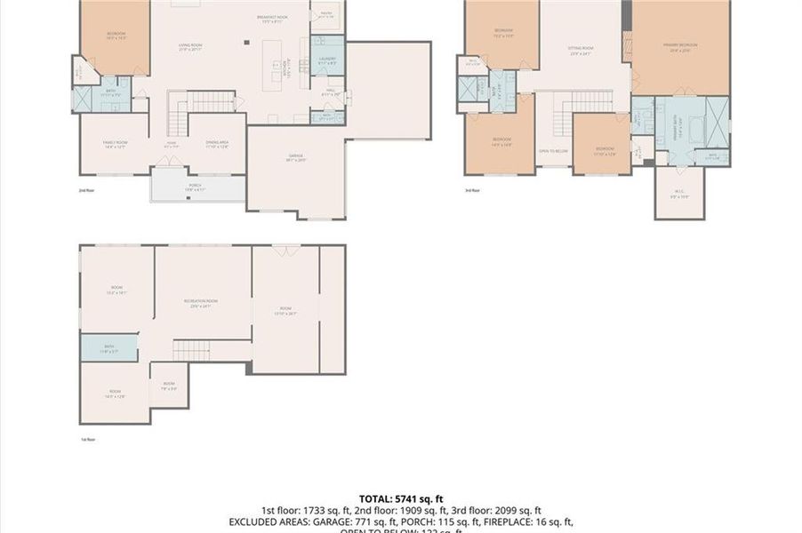 2D floor plan layout of this home in , Flowery Branch, GA (Image 6). 2D floor plan layout of this home in , Flowery Branch, GA (Image 6).