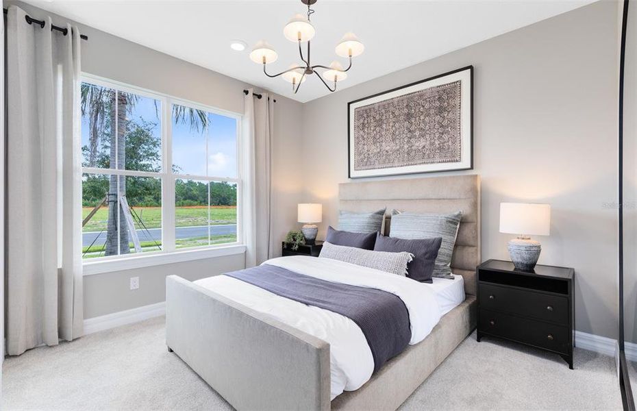 Furnished interior view inside a new home in EverBe, Orlando (Image 12). Furnished interior view inside a new home in EverBe, Orlando (Image 12).