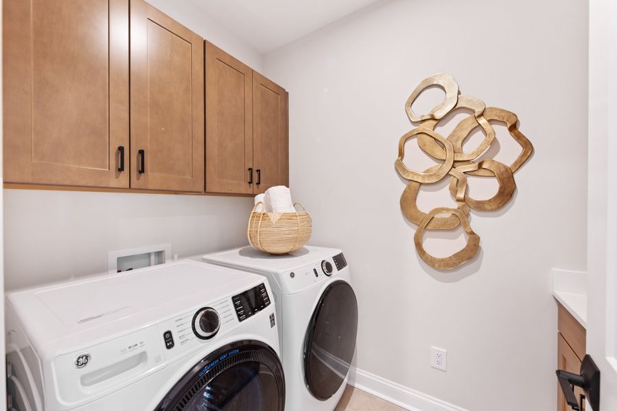 Representative furnished interior of a home built from the Knight by Tri Pointe Homes in Southbridge, Fort Mill (Image 38).