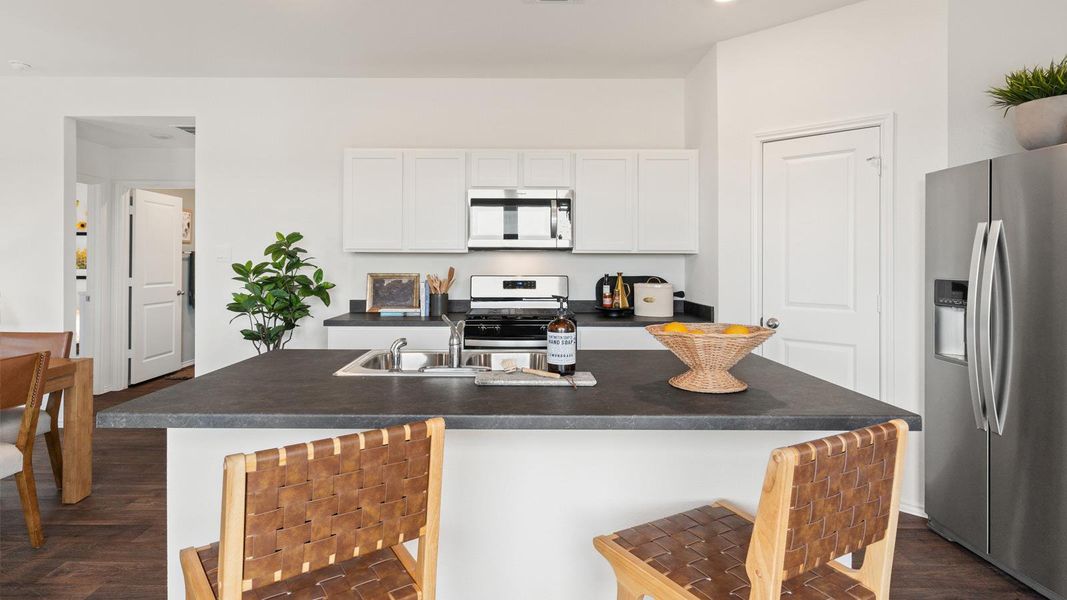 Furnished interior view inside a new home in Wayside, Uhland (Image 28).