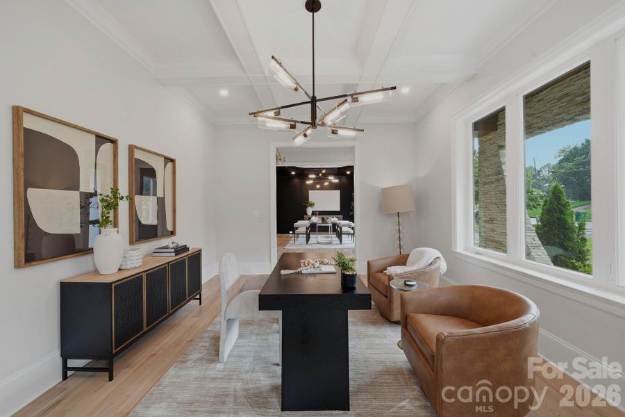 Furnished interior view inside a new home in , Charlotte (Image 19).