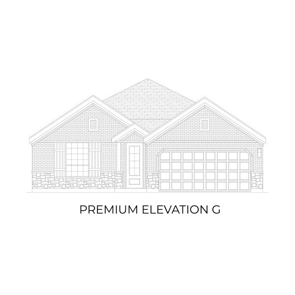 Representative rendering of the exterior for the McKinley Select F by First Texas Homes (Image 10).
