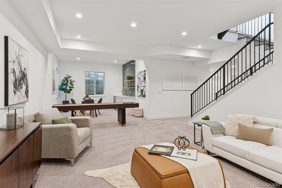 Furnished interior view inside a new home in , Boulder (Image 38).