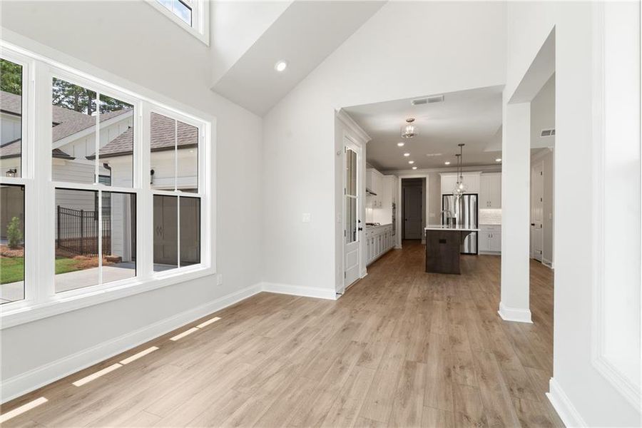 Spacious, unfurnished interior of a new home in Promenade at Sawnee Village, Cumming (Image 37).
