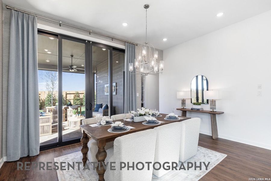 Furnished interior view inside a new home in Mayfair, New Braunfels (Image 24).