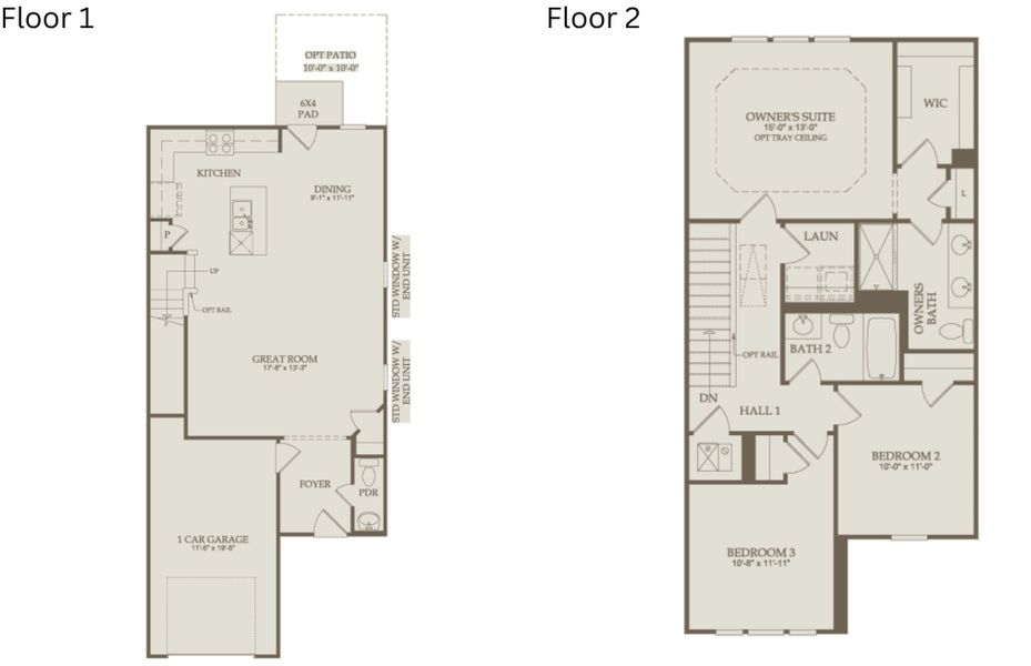 2D floor plan layout of this home in Solana, Durham, NC (Image 4). 2D floor plan layout of this home in Solana, Durham, NC (Image 4).