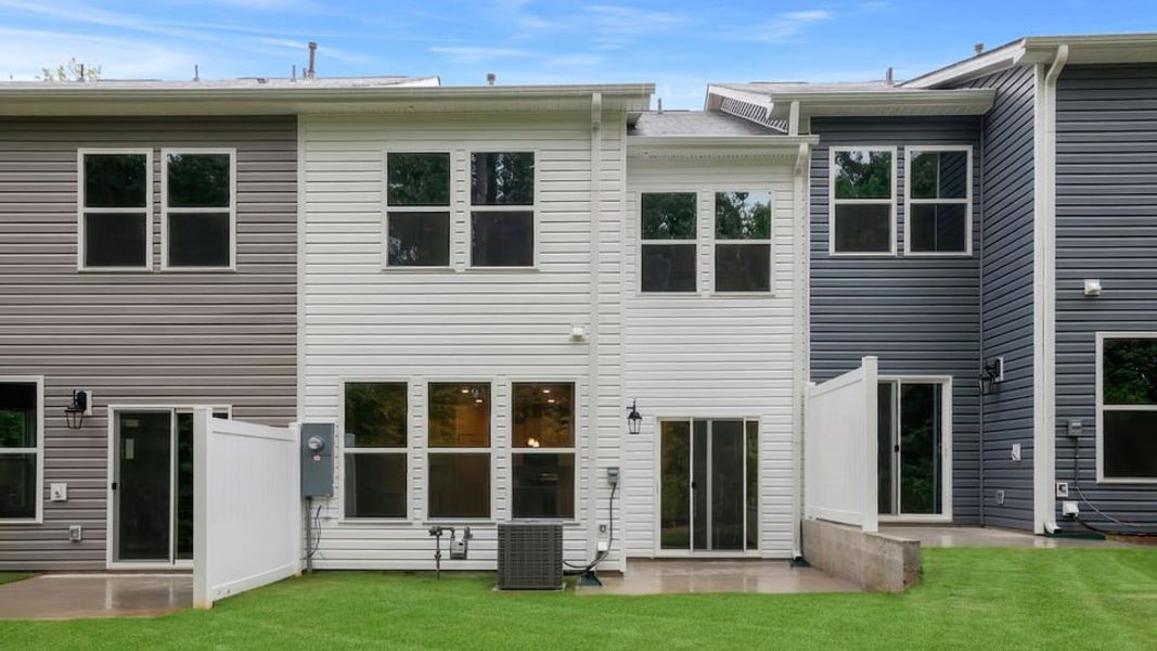 Exterior details and patio area of a home in Hidden Hills, Spartanburg (Image 20).