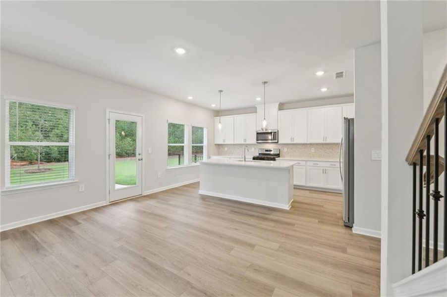Spacious, unfurnished interior of a new home in Preserve at Mountain Creek, Pendergrass (Image 37). Spacious, unfurnished interior of a new home in Preserve at Mountain Creek, Pendergrass (Image 37).