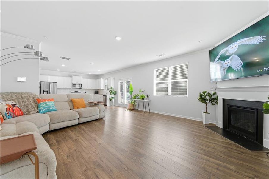 Furnished interior view inside a new home in Oakhurst Glen, Fairburn (Image 28). Furnished interior view inside a new home in Oakhurst Glen, Fairburn (Image 28).