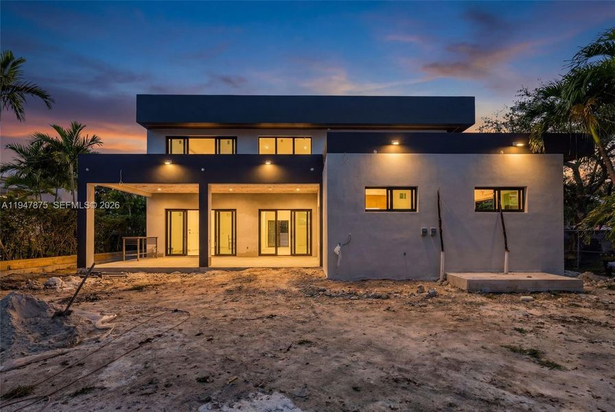 Exterior details and patio area of a home in , Miami Shores (Image 7). Exterior details and patio area of a home in , Miami Shores (Image 7).