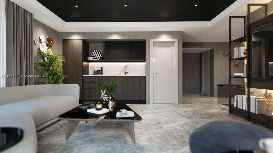 Furnished interior view inside a new home in , Fort Lauderdale (Image 19). Furnished interior view inside a new home in , Fort Lauderdale (Image 19).