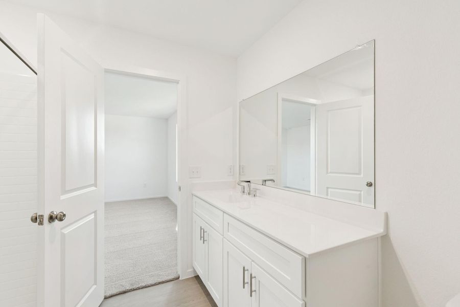 Furnished interior view inside a new home in Mavera, Conroe (Image 11).