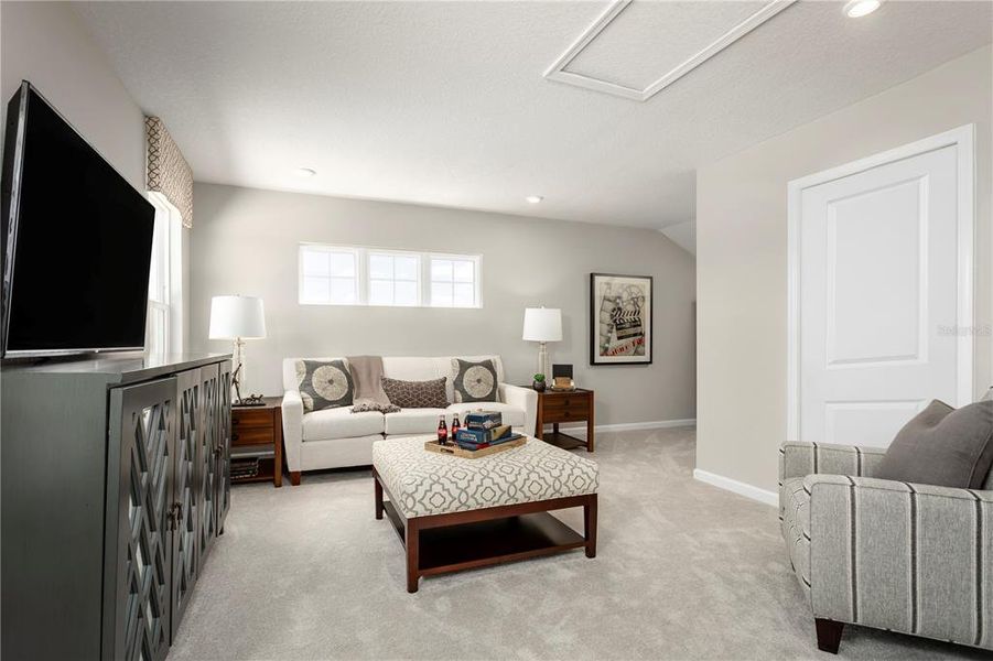 Furnished interior view inside a new home in Bella Terra, Clermont (Image 6).