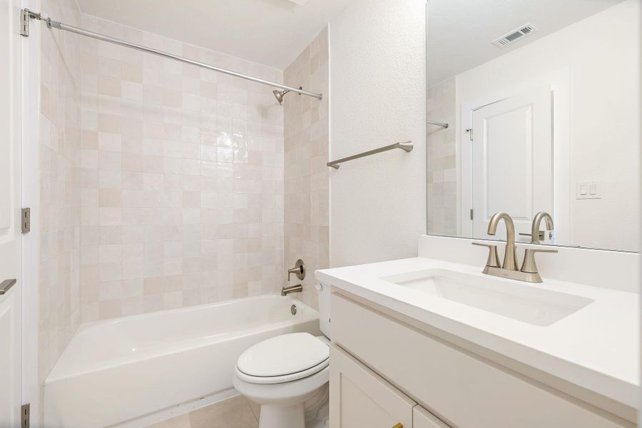 Furnished interior view inside a new home in Blackhawk in Pflugerville, Pflugerville (Image 25).