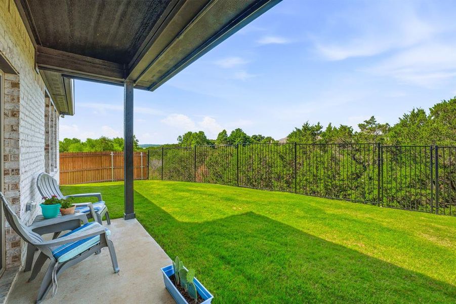 Exterior details and patio area of a home in , Glen Rose (Image 23). Exterior details and patio area of a home in , Glen Rose (Image 23).