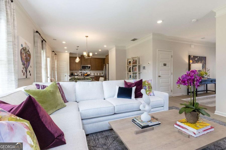 Furnished interior view inside a new home in Trellis Park, Hampton (Image 6).