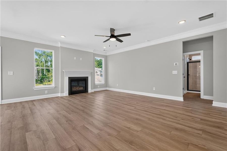 Spacious, unfurnished interior of a new home in , Loganville (Image 39).
