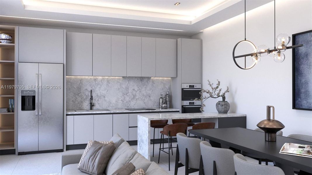 Furnished interior view inside a new home in , Oakland Park (Image 7).