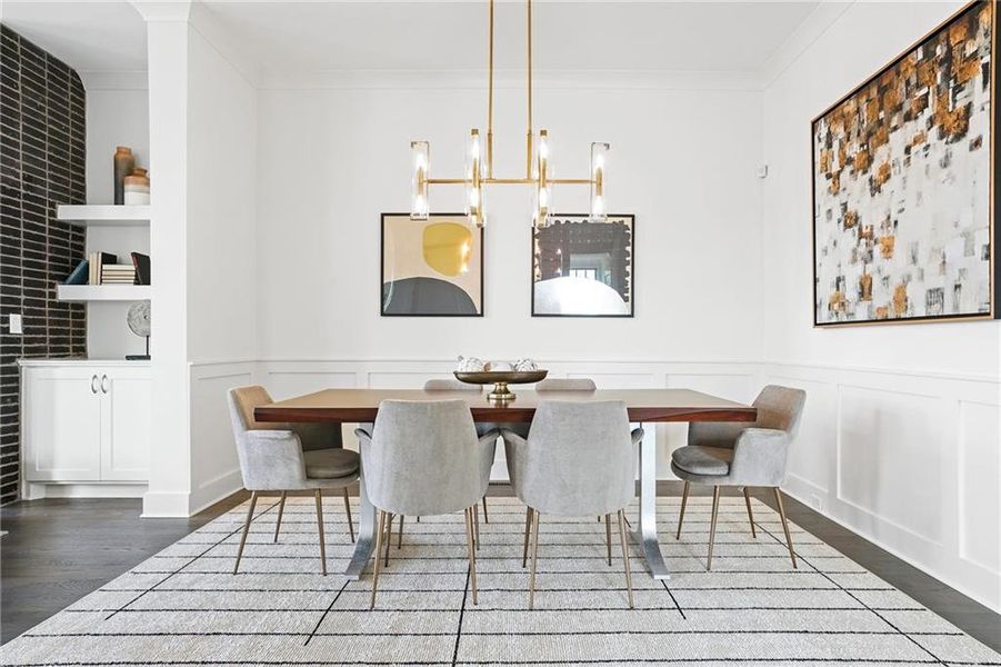 Furnished interior view inside a new home in , Ball Ground (Image 9).