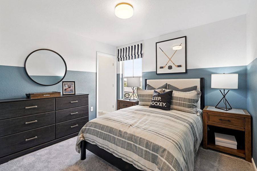 Representative furnished interior of a home built from the Aurora by Taylor Morrison in Sugar Creek Horizon Collection, Loveland (Image 16).