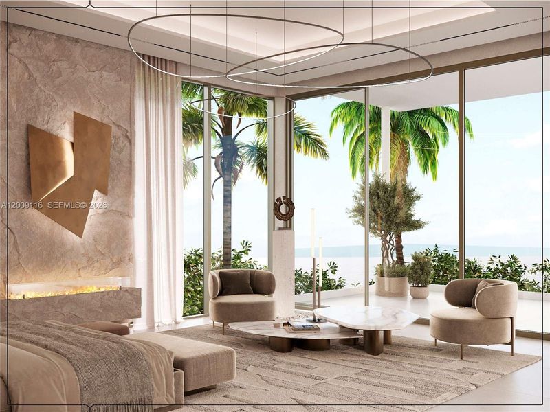 Furnished interior view inside a new home in , Golden Beach (Image 10).