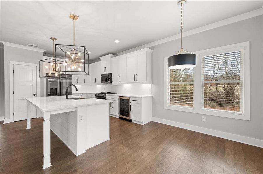 Furnished interior view inside a new home in , Dawsonville (Image 14).