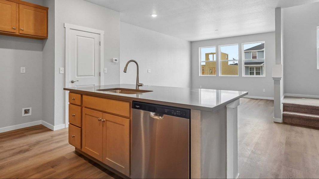 Furnished interior view inside a new home in Windler Townhomes, Aurora (Image 14).