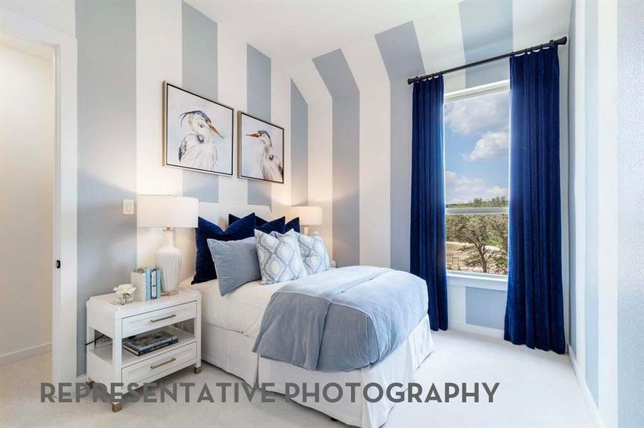 Furnished interior view inside a new home in Tavolo Park, Fort Worth (Image 23).