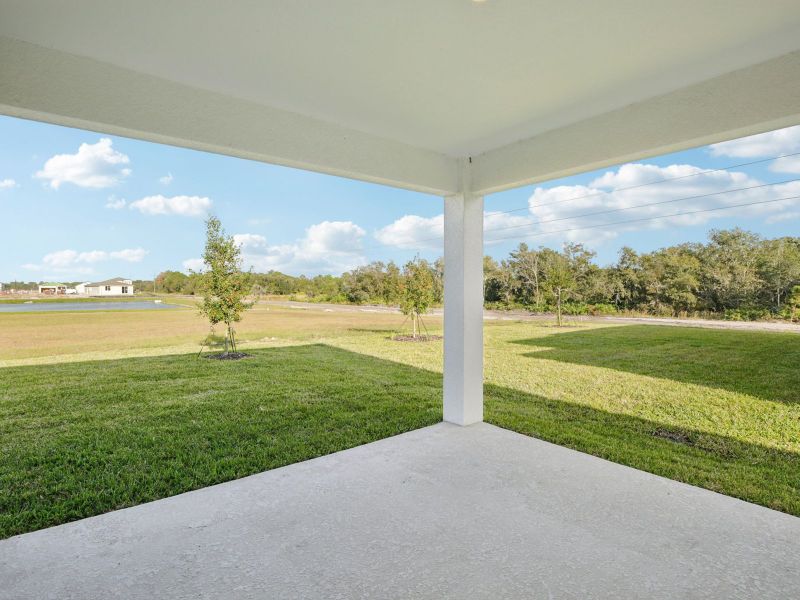 Exterior details and patio area of a home in Coasterra - Reserve Series, Palmetto (Image 4). Exterior details and patio area of a home in Coasterra - Reserve Series, Palmetto (Image 4).