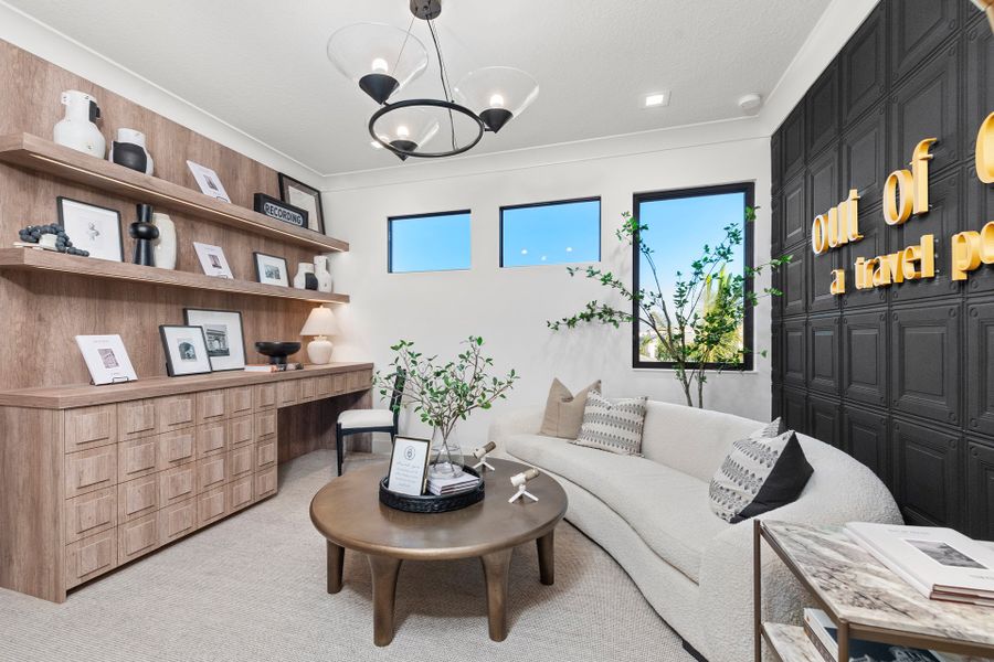 Representative furnished interior of a home built from the Capri by GL Homes in Lotus Edge, Boca Raton (Image 10).