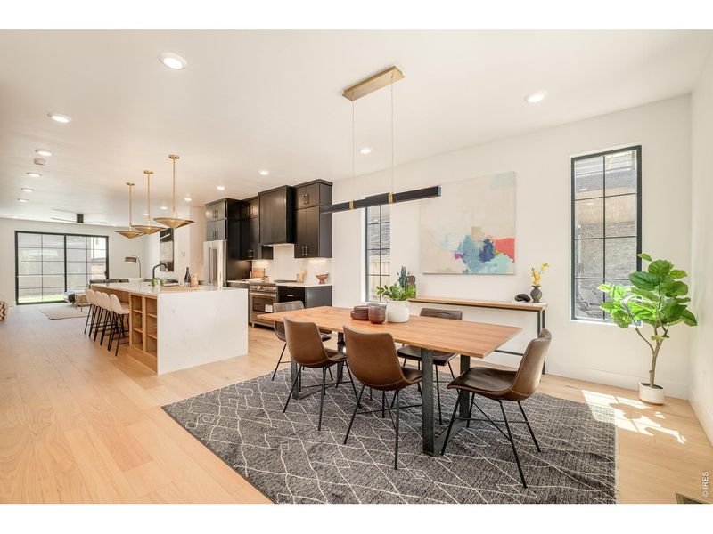 Furnished interior view inside a new home in , Denver (Image 32).