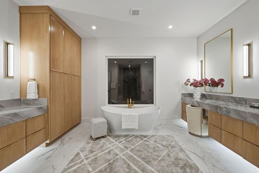 Furnished interior view inside a new home in , Houston (Image 30).