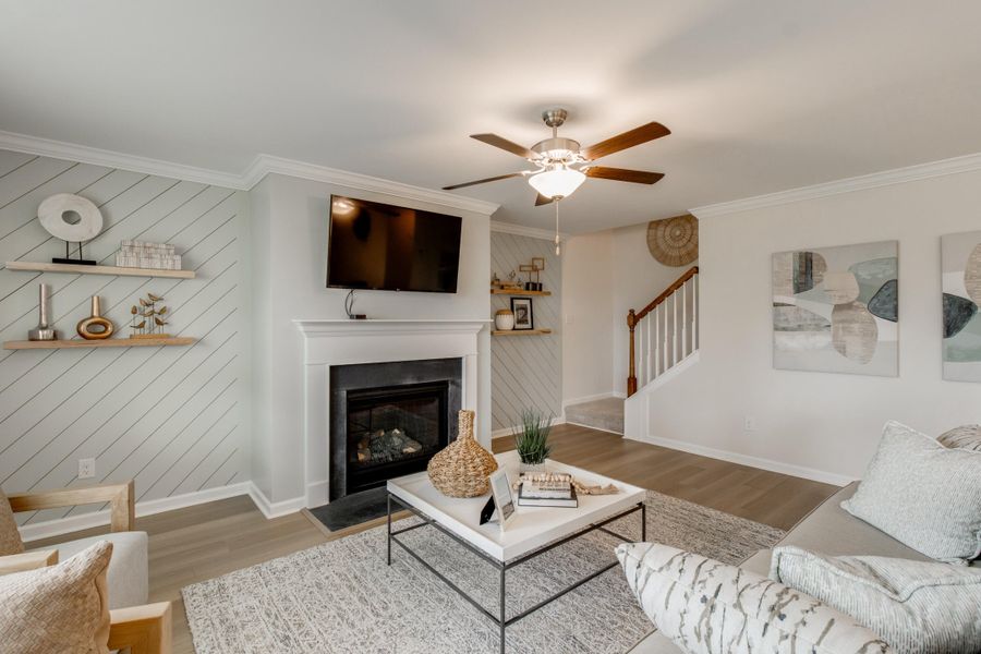Furnished interior view inside a new home in , Summerville (Image 11). Furnished interior view inside a new home in , Summerville (Image 11).