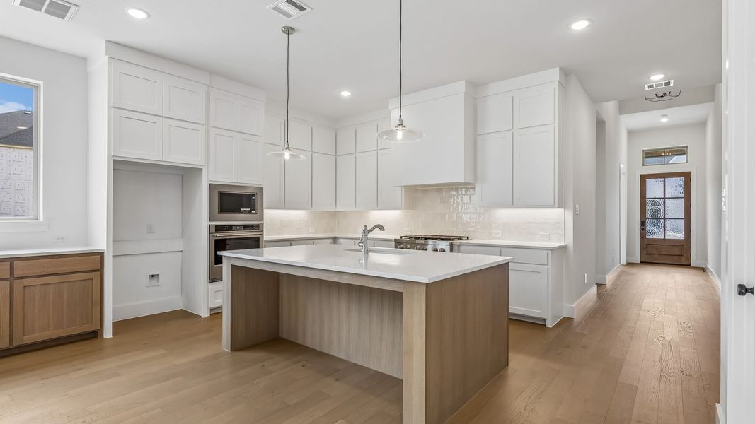 Furnished interior view inside a new home in Painted Tree 50' Series, McKinney (Image 3).
